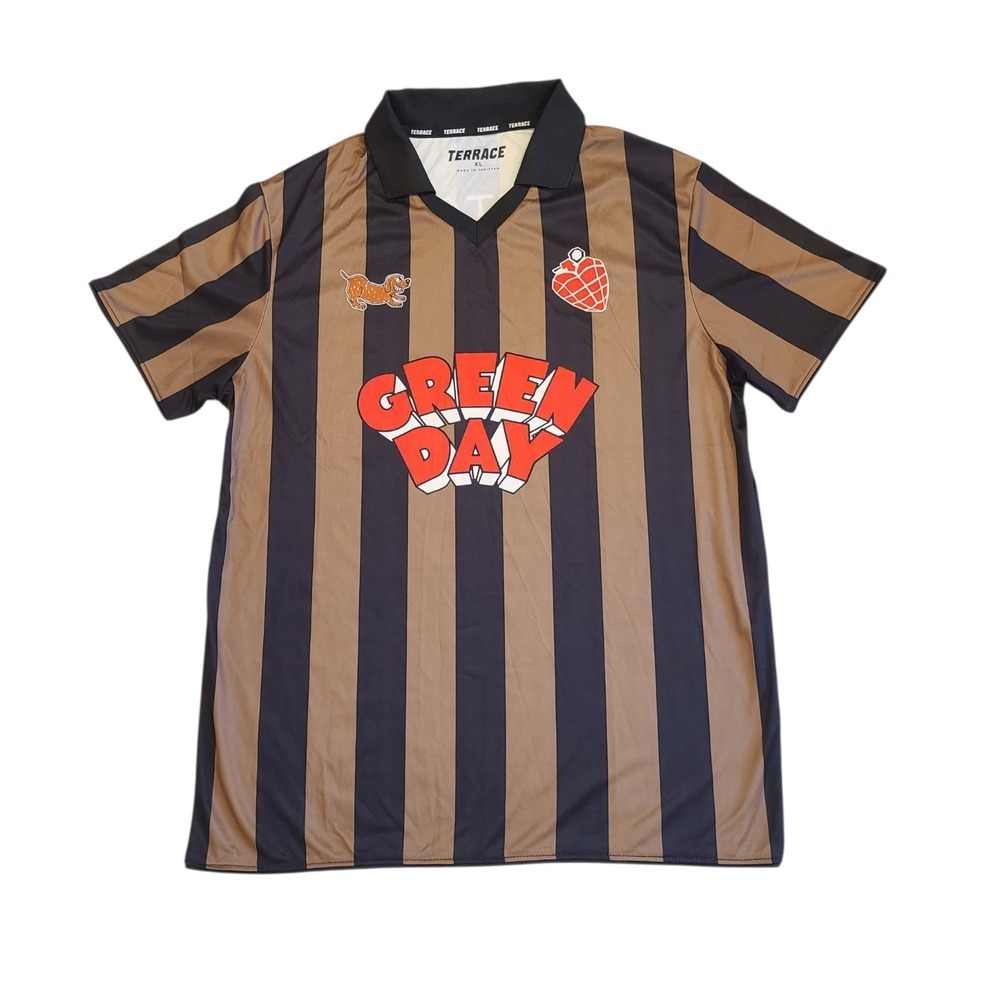2024 Green‎ Day USA Tour Soccer Jersey Saviors Concert Band Merch XL